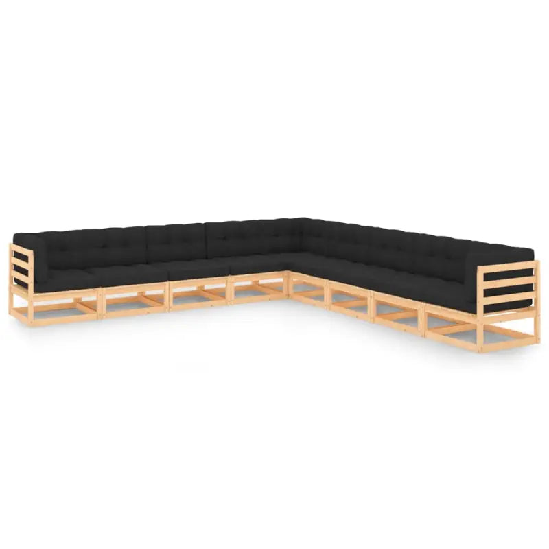 Tuinset van massief grenenhout voor ontspanning en gezellige momenten - Tuinsets