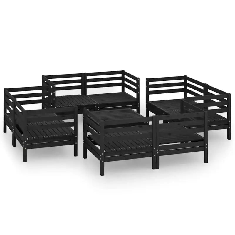 Tuinset van massief grenenhout voor ontspanning en gezelligheid - Tuinsets