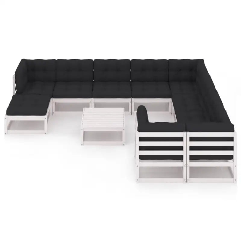 Tuinset van massief grenenhout voor ontspanning en gezelligheid - Tuinsets