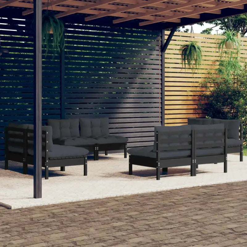 Tuinset van massief grenenhout voor ontspanning en gezelligheid - Tuinsets