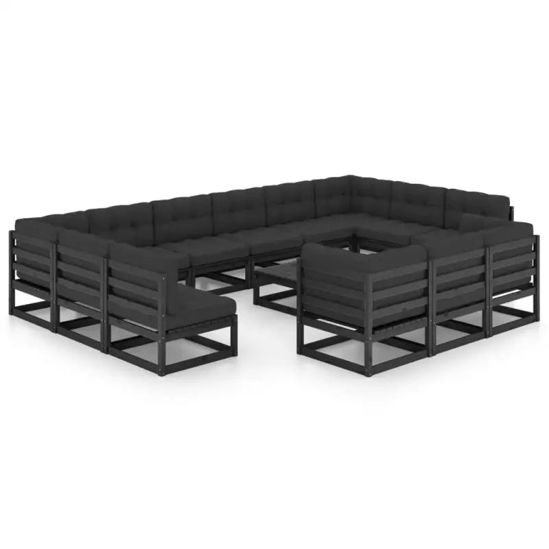 Tuinset van massief grenenhout voor ontspanning en gezelligheid - Tuinsets
