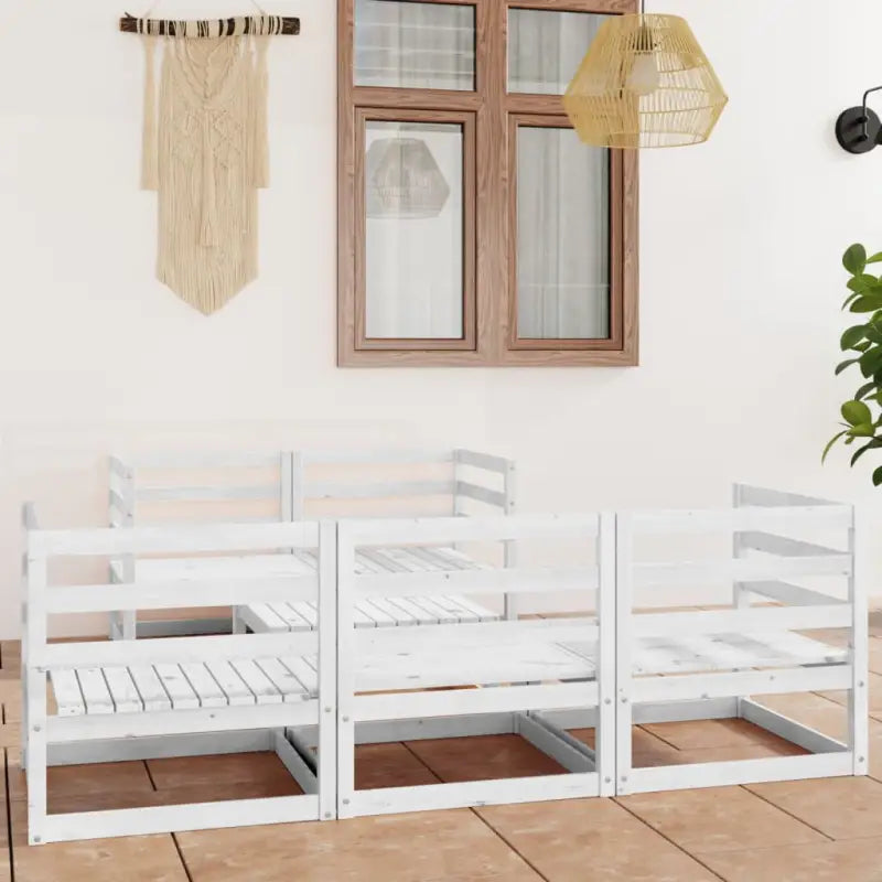Tuinset van massief grenenhout voor ontspanning en gezelligheid - Tuinsets