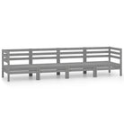 Tuinset van massief grenenhout voor ontspanning en gezelligheid - Tuinsets