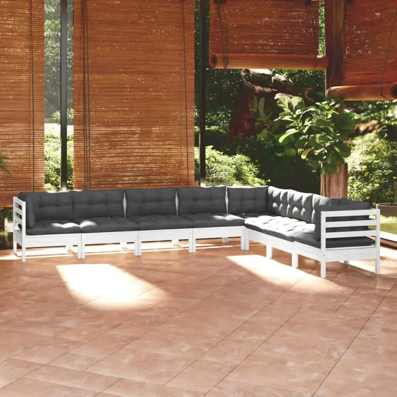 Tuinset van massief grenenhout voor ontspanning en gezelligheid - Tuinsets