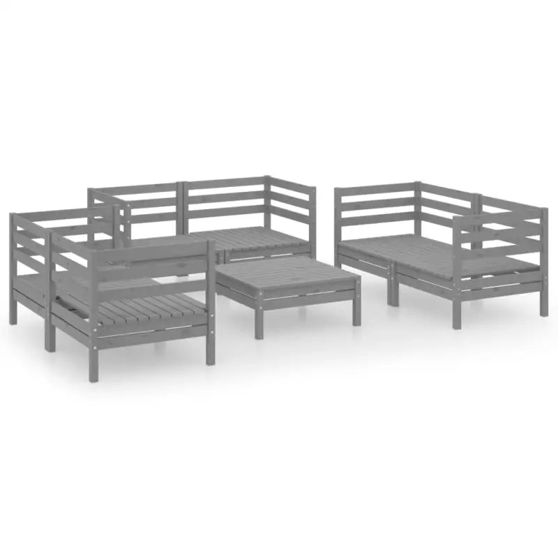 Tuinset van massief grenenhout voor ontspanning en gezelligheid - Tuinsets