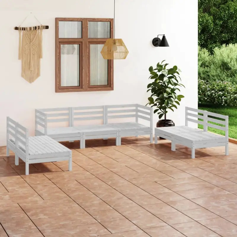 Tuinset van massief grenenhout voor ontspanning en gezelligheid - Tuinsets