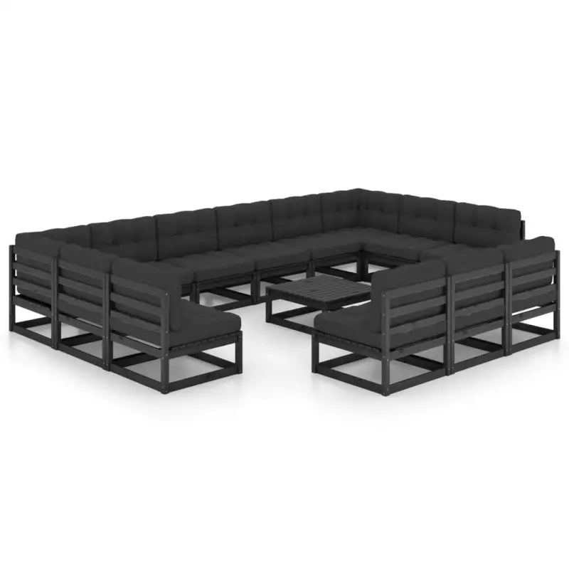 Tuinset van massief grenenhout voor ontspanning en gezelligheid - Tuinsets