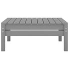 Tuinset van massief grenenhout voor ontspanning en gezelligheid - Grijs - Tuinsets