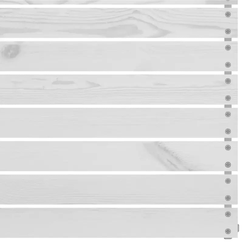 Tuinset van massief grenenhout voor ontspanning en gezelligheid - Wit - Tuinsets