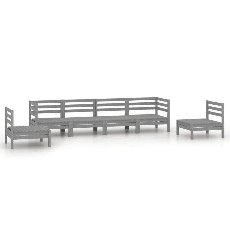 Tuinset van massief grenenhout voor ontspanning en gezelschap - Tuinsets