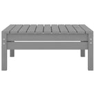 Tuinset van massief grenenhout voor ontspanning en plezier - Grijs - Tuinsets