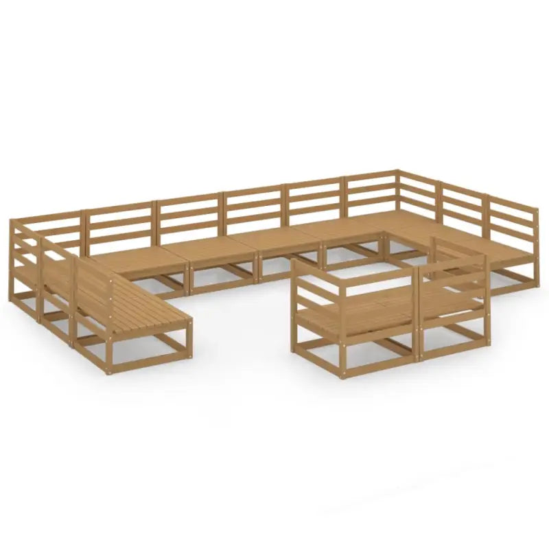 Tuinset van massief grenenhout voor ontspanning en samenzijn - Tuinsets
