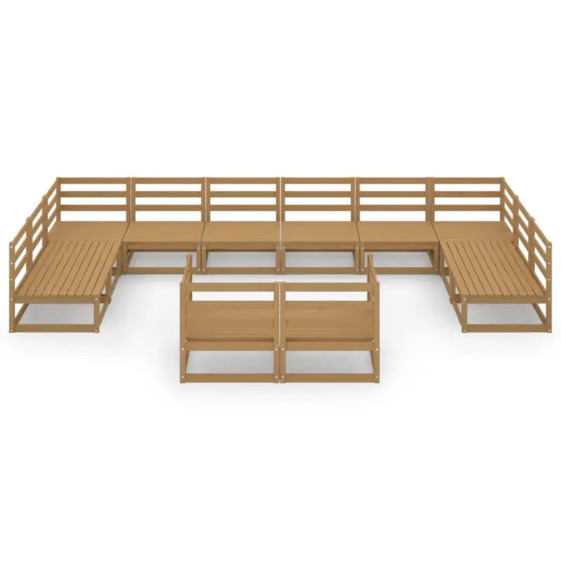 Tuinset van massief grenenhout voor ontspanning en samenzijn - Tuinsets