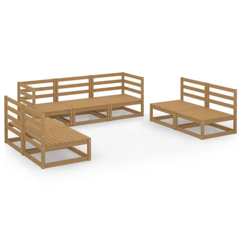 Tuinset van massief grenenhout voor ontspanning en samenzijn - Tuinsets