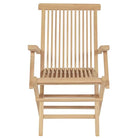 Tuinset van massief hout met verlengbare tafel en fijn geschuurd oppervlak - Met armleuning / Rechthoekig - Tuinsets