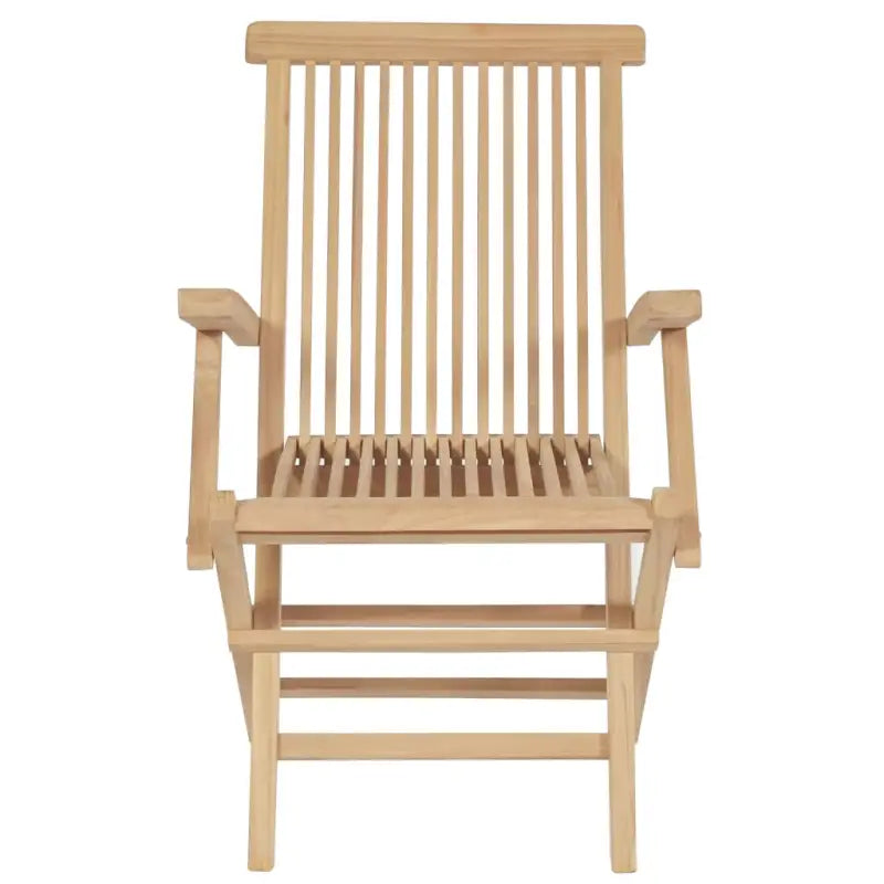 Tuinset van massief hout met verlengbare tafel en fijn geschuurd oppervlak - Met armleuning / Rechthoekig - Tuinsets