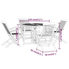 Tuinset van massief teakhout met fijn geschuurd hard afwerking - Tuinsets