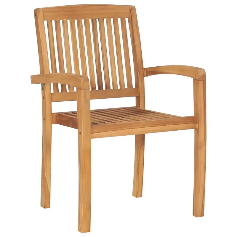 Tuinset van massief teakhout met waterbasisafwerking en afmetingen - Ø 110 cm Tafel - Tuinsets