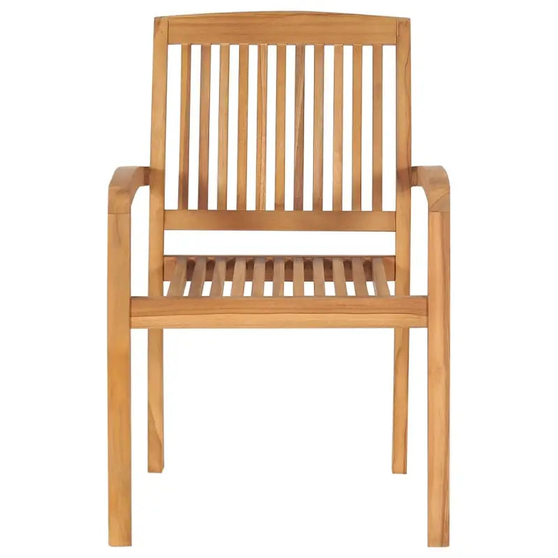 Tuinset van massief teakhout met waterbasisafwerking en afmetingen - Ø 110 cm Tafel - Tuinsets