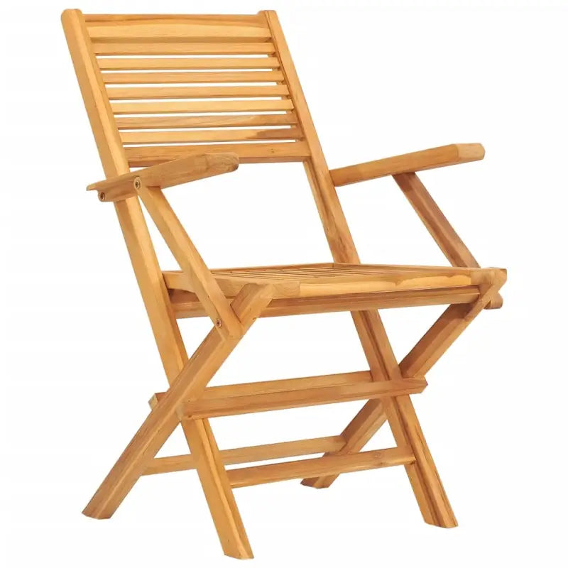 Tuinset van massief teakhout voor een comfortabele ervaring met gelat ontwerp - Tuinsets