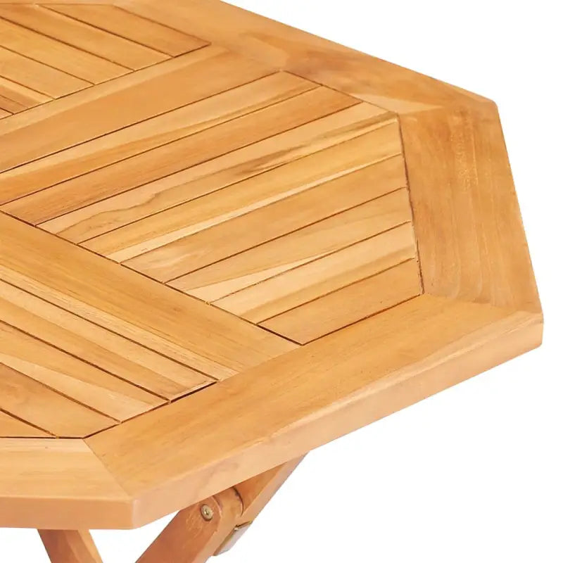 Tuinset van massief teakhout voor een comfortabele ervaring met gelat ontwerp - Tuinsets