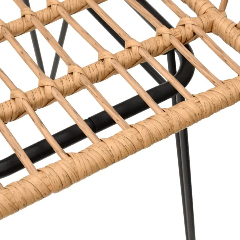 Tuinset van poly rattan met duurzaam uiterlijk en eenvoudig schoon te maken - Tuinsets