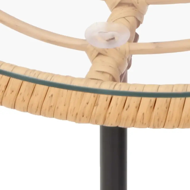 Tuinset van poly rattan met duurzame en eenvoudig schoon te maken afmetingen - Tuinsets