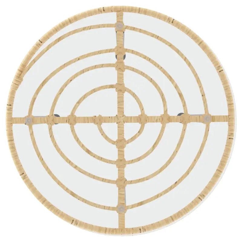 Tuinset van poly rattan met duurzame en eenvoudig schoon te maken afmetingen - Tuinsets