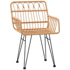 Tuinset van poly rattan met duurzame en eenvoudig schoon te maken afmetingen - Tuinsets