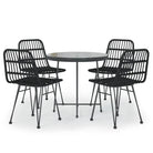Tuinset van poly rattan met esthetisch rattan uiterlijk en afmetingen - Tuinsets