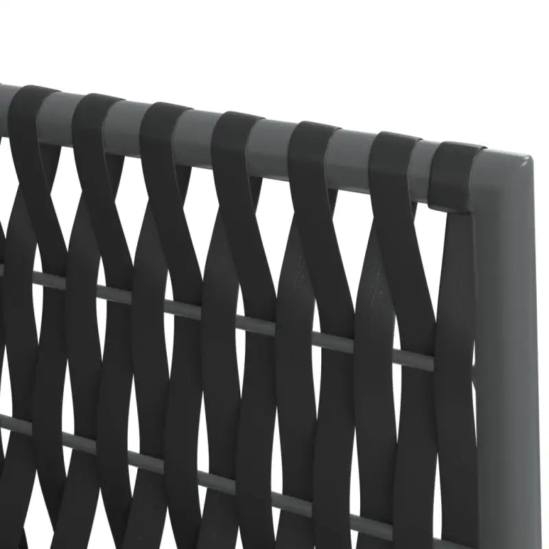 Tuinset van poly rattan met gehard glas voor eenvoudig schoon Genieten - Tuinsets