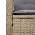 Tuinset van poly rattan met gemakkelijk schoon en gehard glas oppervlak - Tuinsets