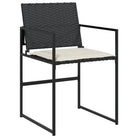 Tuinset van poly rattan met gemakkelijk schoon en wasbare hoes - Tuinsets