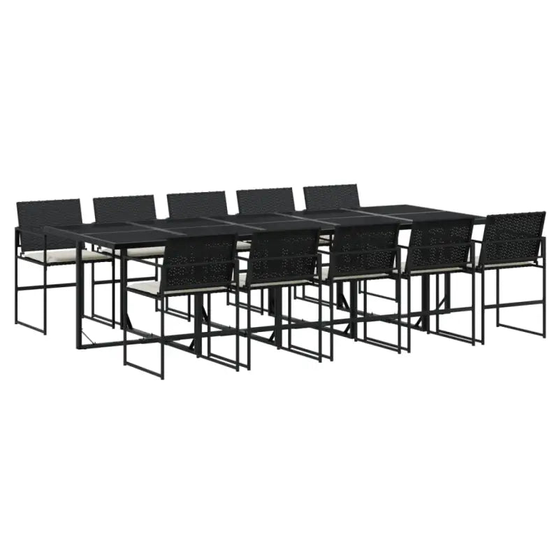Tuinset van poly rattan met gemakkelijk schoon en wasbare hoes - Tuinsets