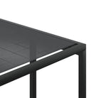 Tuinset van zwart gepoedercoat staal voor buiten en terras - Tuinsets