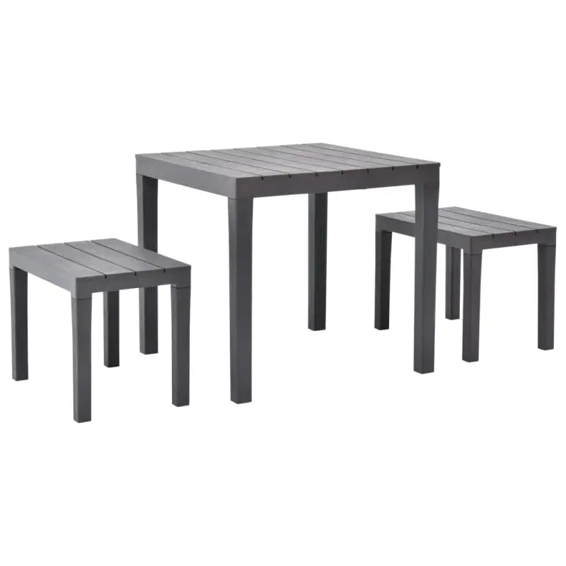 Tuinset voor loungen en dineren met montage vereist levering bevat - Bruin - Tuinsets