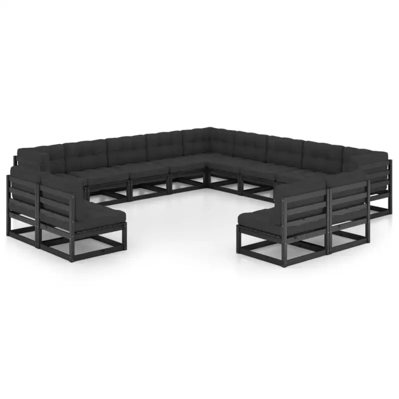 Tuinset voor relaxen en gezellige momenten buiten - Zwart / Ja - Tuinsets