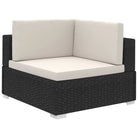 Tuinset voor stijl en comfort het hele jaar door buitengebruik - Zwart - Tuinsets