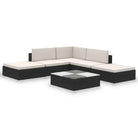 Tuinset voor stijl en comfort het hele jaar door buitengebruik - Zwart - Tuinsets