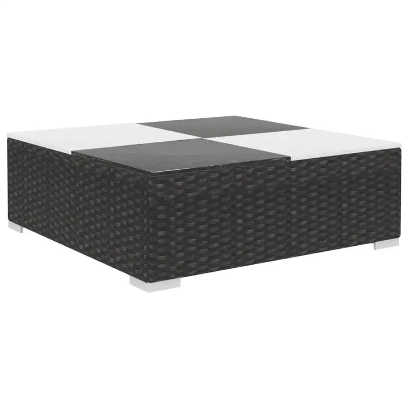 Tuinset voor stijl en comfort het hele jaar door buitengebruik - Zwart - Tuinsets