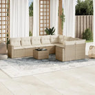 Tuinsets in beige materiaal met gepoedercoat staal en perfecte afmetingen - Tuinsets