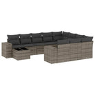Tuinsets in grijs materiaal met gepoedercoat staal en afmetingen - Tuinsets