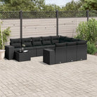 Tuinsets in grijs materiaal met gepoedercoat staal en afmetingen - Zwart - Tuinsets