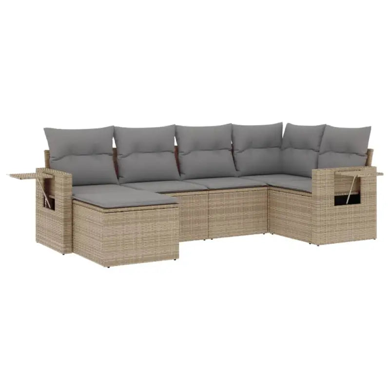 Tuinsets met beige materiaal en gepoedercoat staal afmetingen - Tuinsets