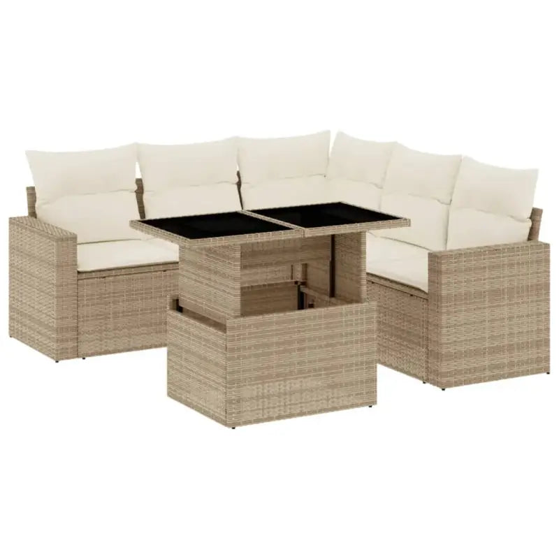 Tuinsets met beige materiaal en gepoedercoat staal voor buitenplezier - Tuinsets