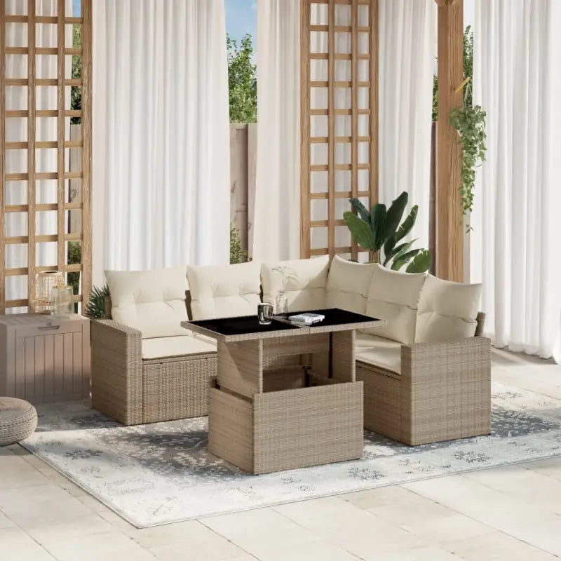 Tuinsets met beige materiaal en gepoedercoat staal voor buitenplezier - Tuinsets