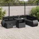 Tuinsets met beige materiaal en gepoedercoat staal voor buitenruimte - Zwart / met opbergruimte - Tuinsets