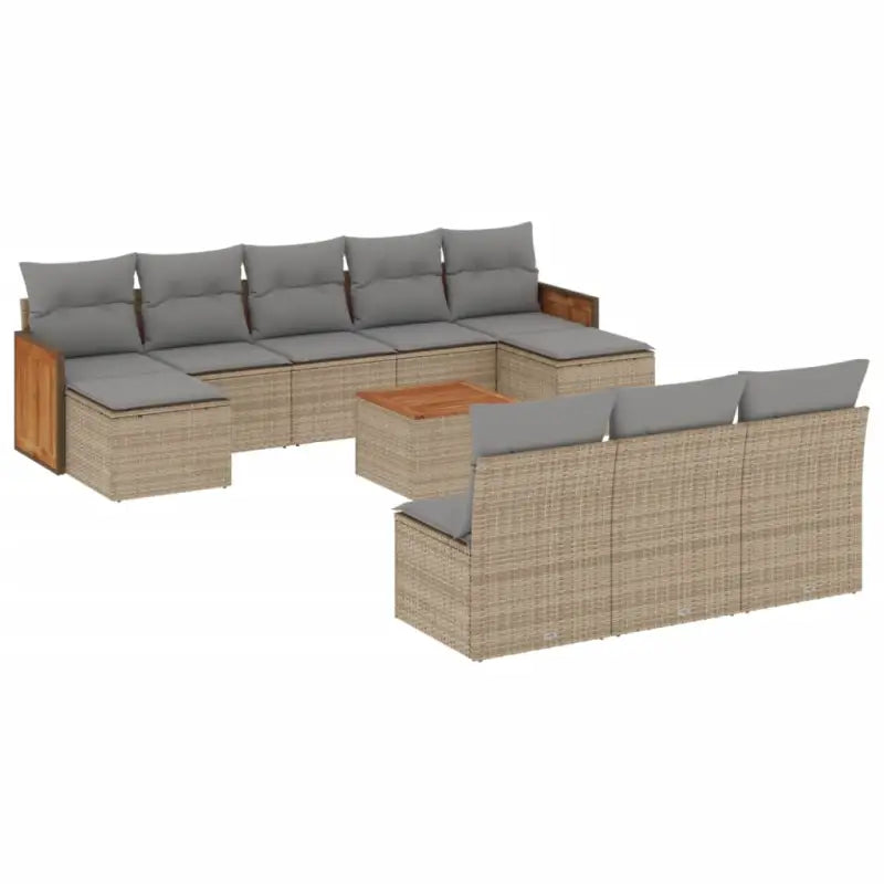 Tuinsets met beige materiaal en gepoedercoat staal voor comfortabel buiten genieten - Tuinsets