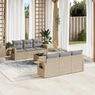 Tuinsets met beige materiaal en gepoedercoat staal voor jouw terras - Tuinsets