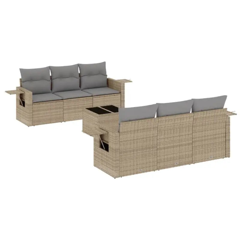 Tuinsets met beige materiaal en gepoedercoat staal voor jouw terras - Tuinsets